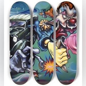 CONART skateboard deck sealed new size 8.5 
3x decks in total